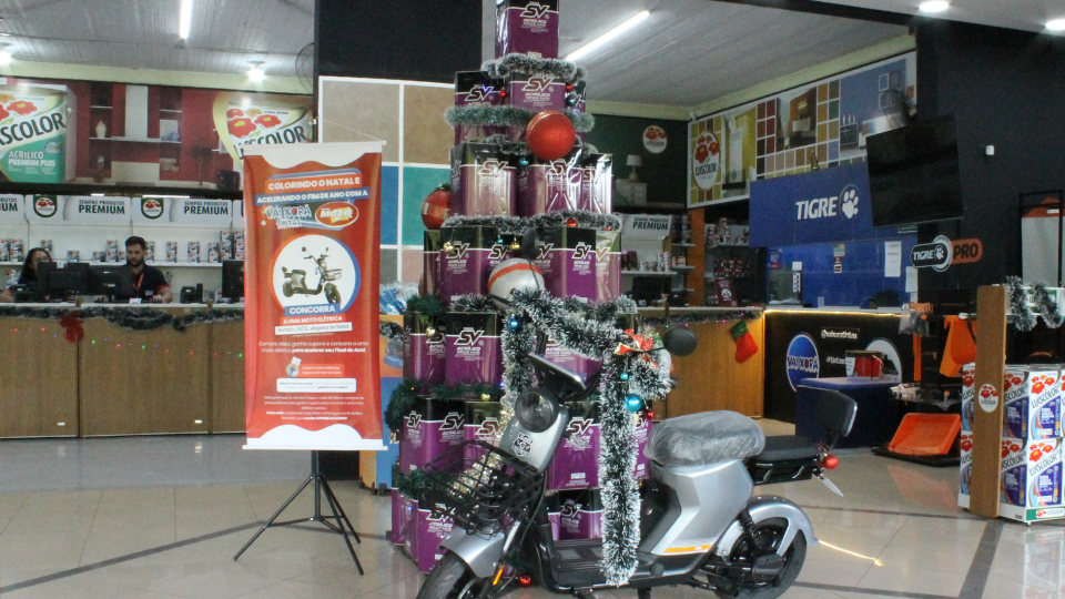 INTERIOR LOJA VAI XORA TINTAS ERNANI PIRES