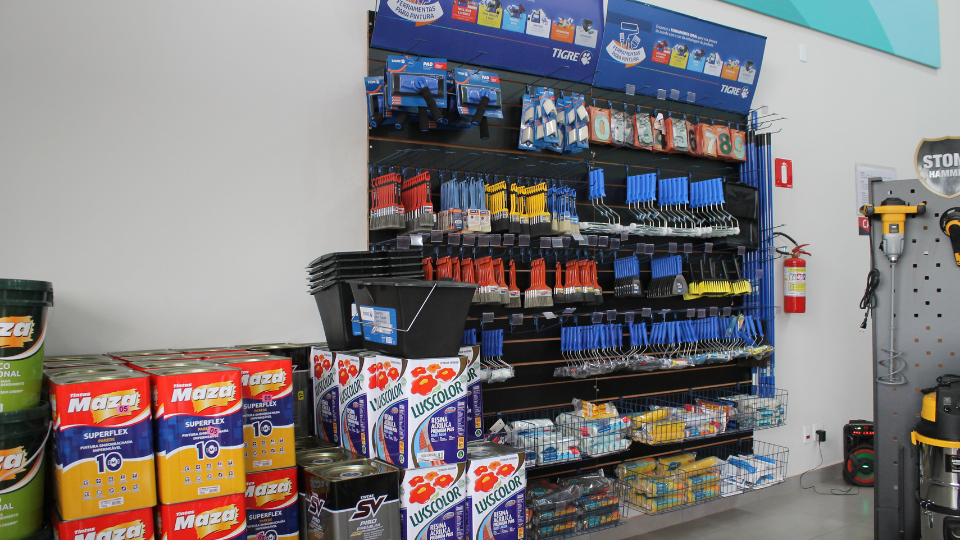 INTERIOR LOJA VAI XORA TINTAS MIRASSOL